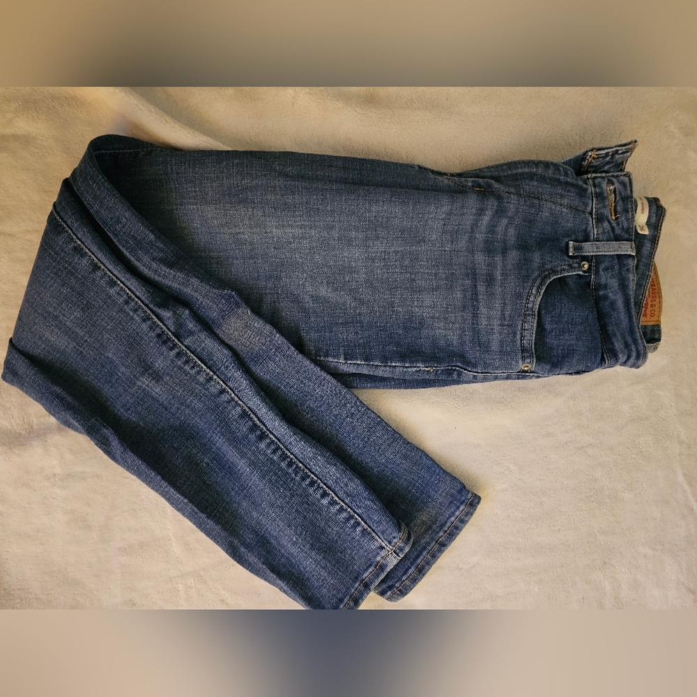Levis Classic Blue Denim Skinny Jeans